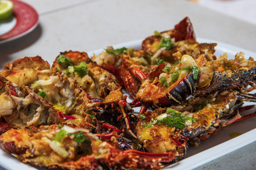 Taste the rum and the good food